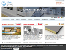 Tablet Screenshot of pivagroupspa.com